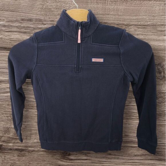 Vineyard Vines 1/4 Zip Pullover‎ Women's XS Navy Blue Martha's Whale Classic Fit - Picture 1 of 12